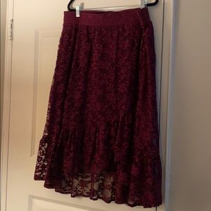 Torrid High Low Midi skirt